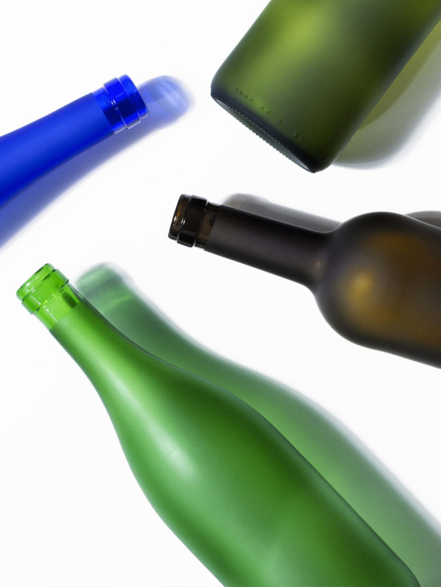 Mateado, satinado de botellas y envases de vidrio - Vriaza (Vidriería Jerezana)