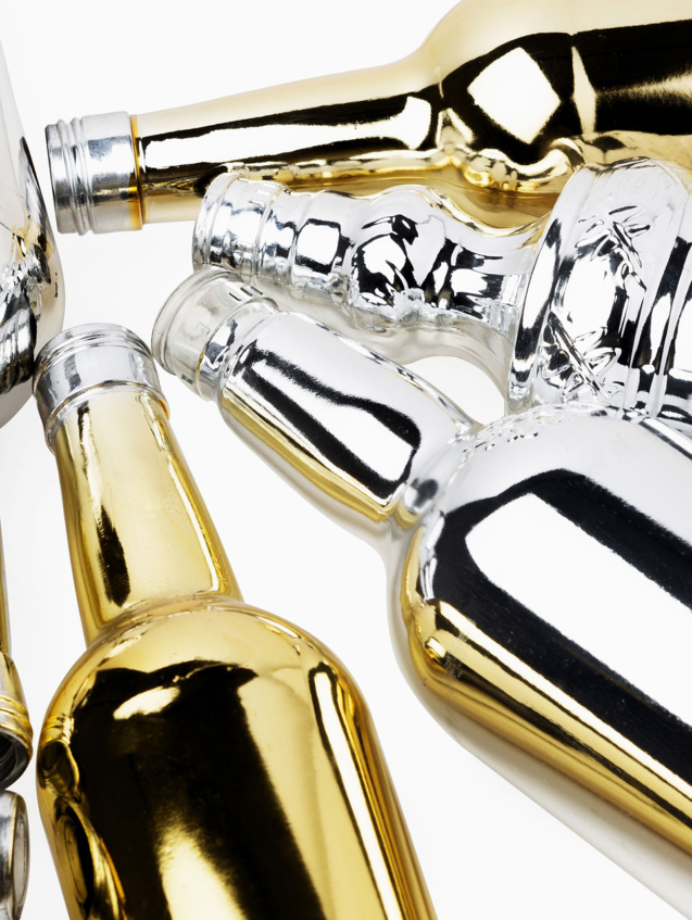 Botellas metalizadas - Vriaza